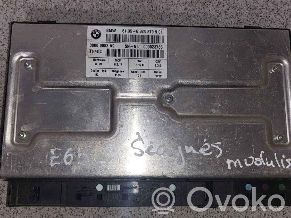 BMW 7 E65 E66 Seat control module 