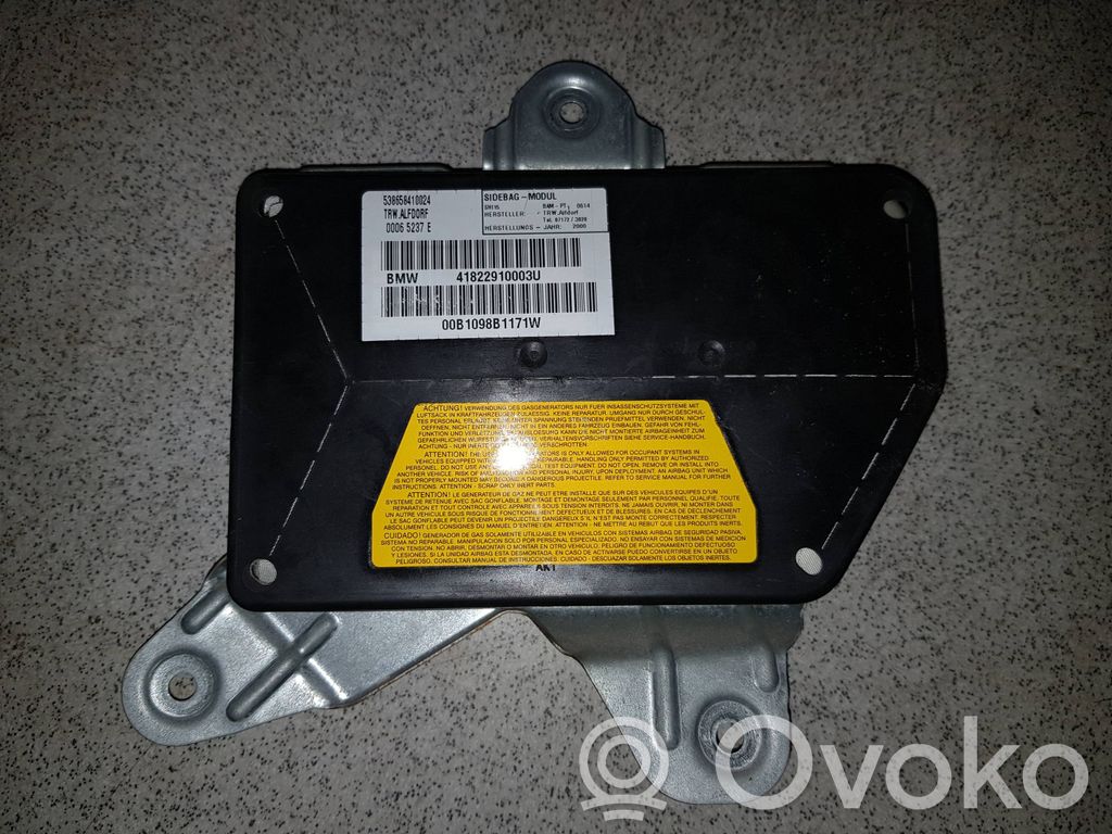 BMW 5 E39 Airbag de la puerta delantera 