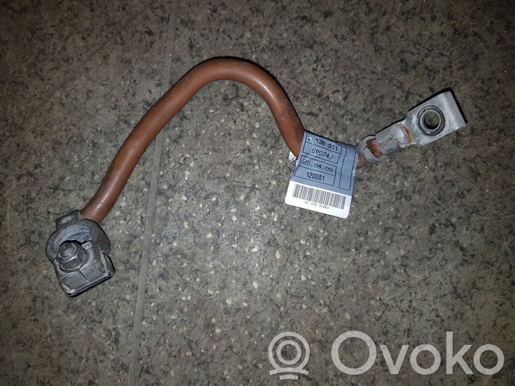 BMW 5 E39 Negative earth cable (battery) 