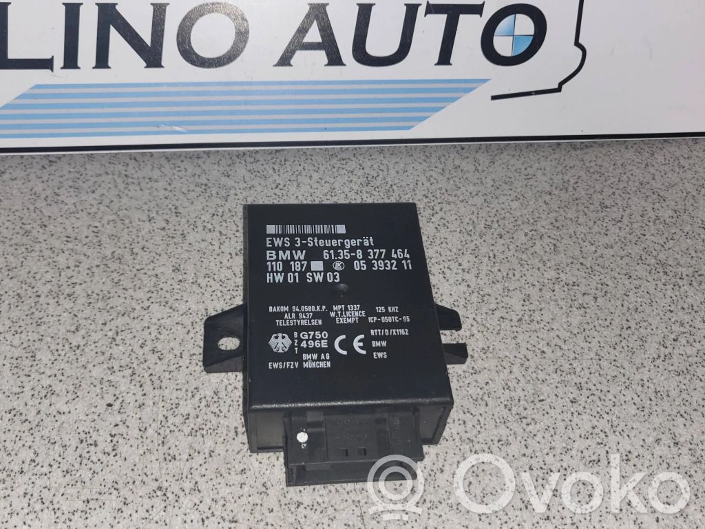 BMW 5 E39 Unité de commande dispositif d'immobilisation 