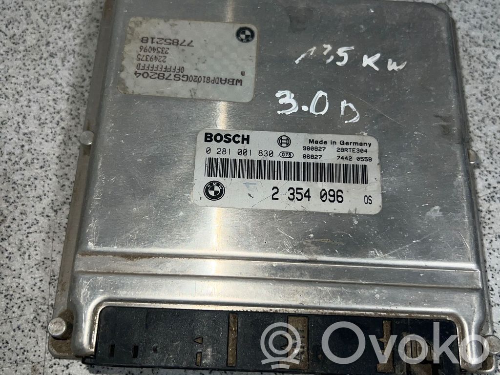 BMW 5 E39 Engine control unit/module 