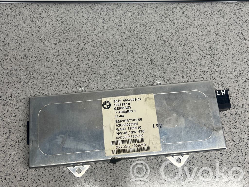 BMW 7 E65 E66 Antenos valdymo blokas 