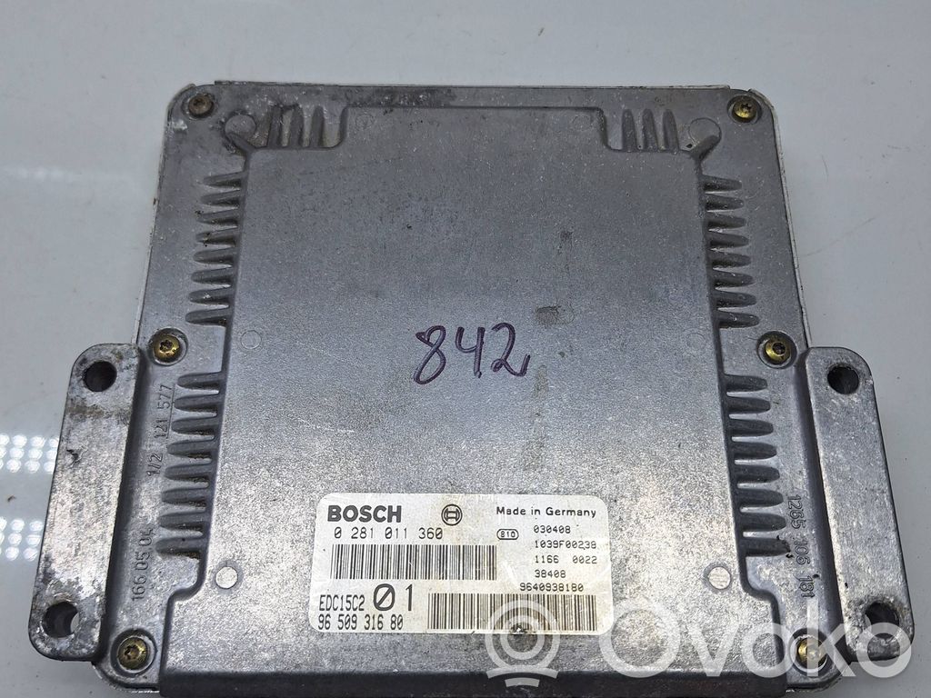 Peugeot 406 Engine control unit/module 