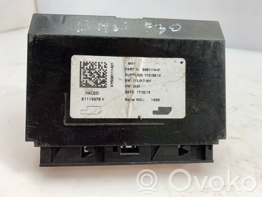BMW 3 F30 F35 F31 Air conditioning/heating control unit 