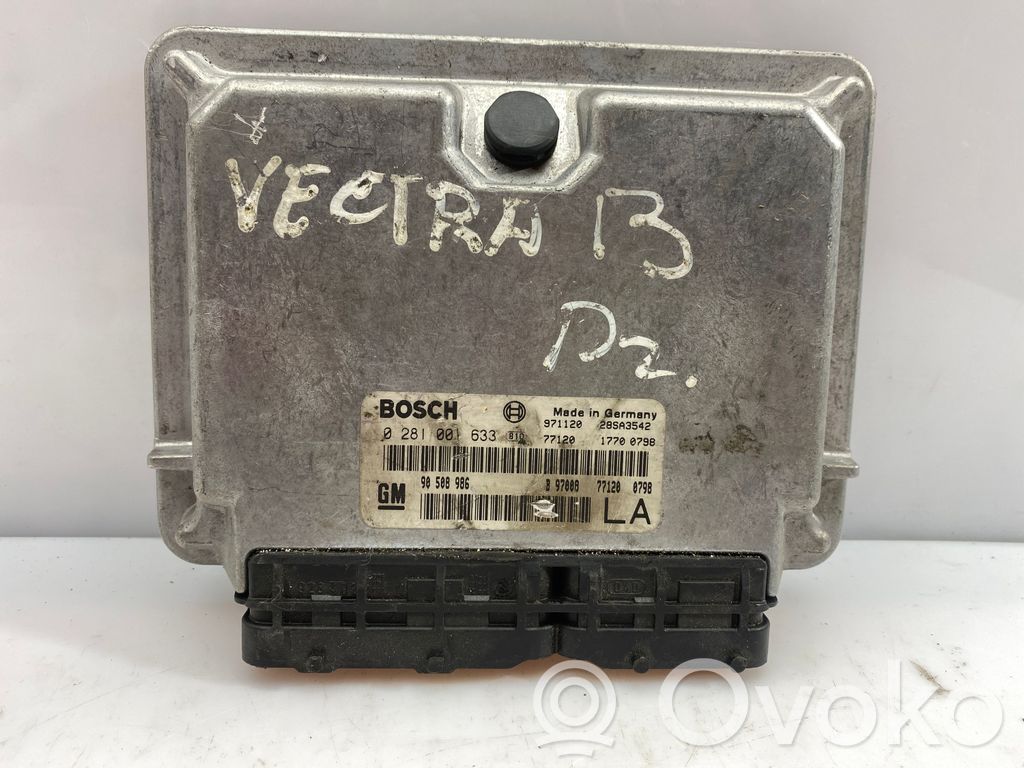 Engine control unit/module   0281001633,90508986