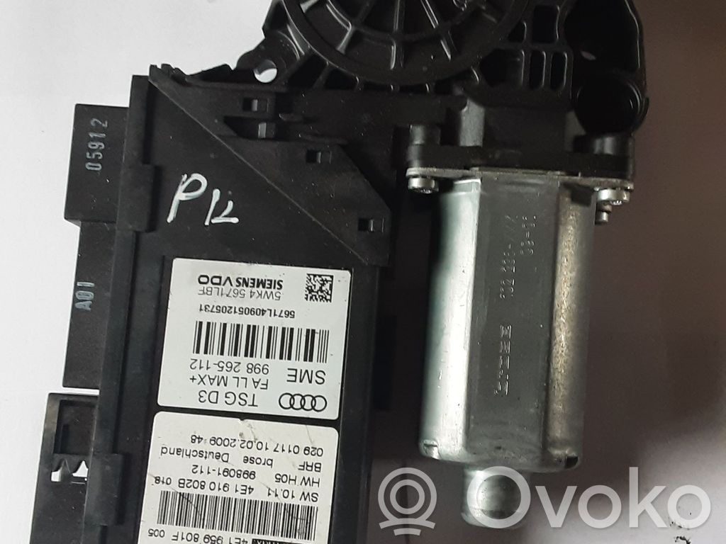 Audi A8 S8 D3 4E Motor del regulador de la ventanilla de la puerta delantera 
