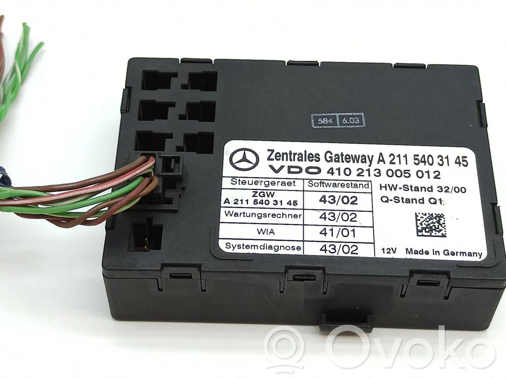 Gateway control module   A2115403145,410213005012,2115403145