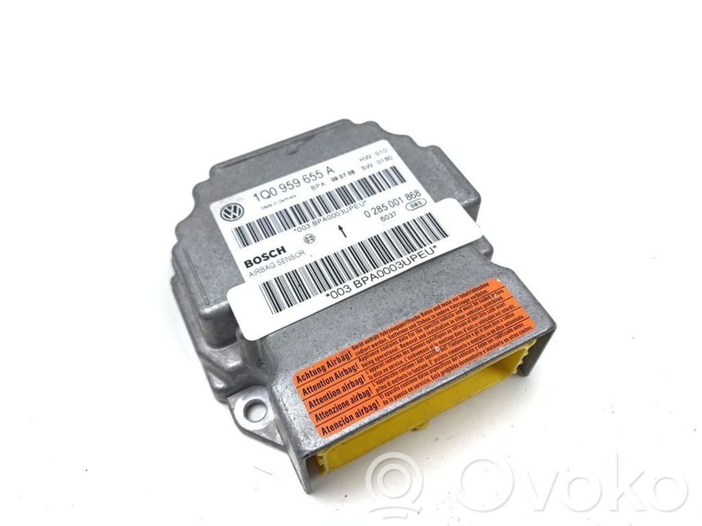 Airbag control unit/module   1Q0959655A,0285001868,003BPA0003UPEU,BPA0003UPEU