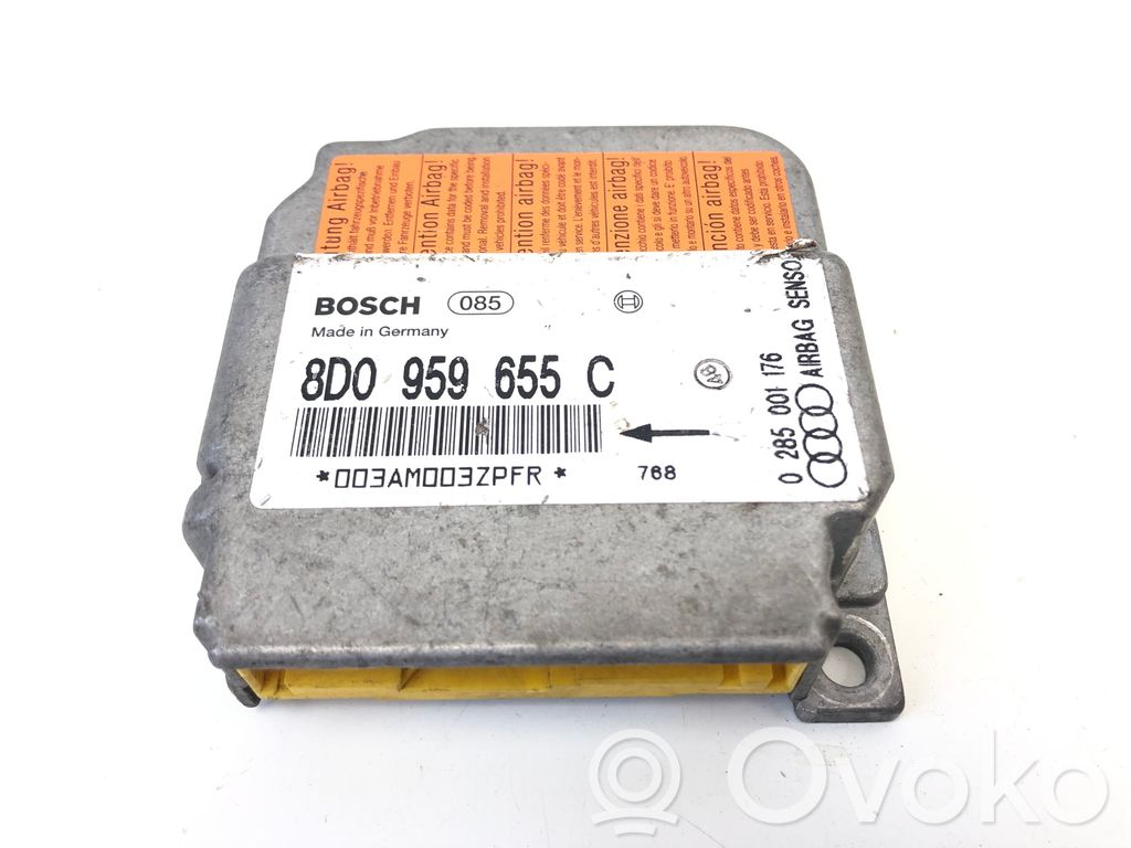 Airbag control unit/module   8D0959655C,0285001176