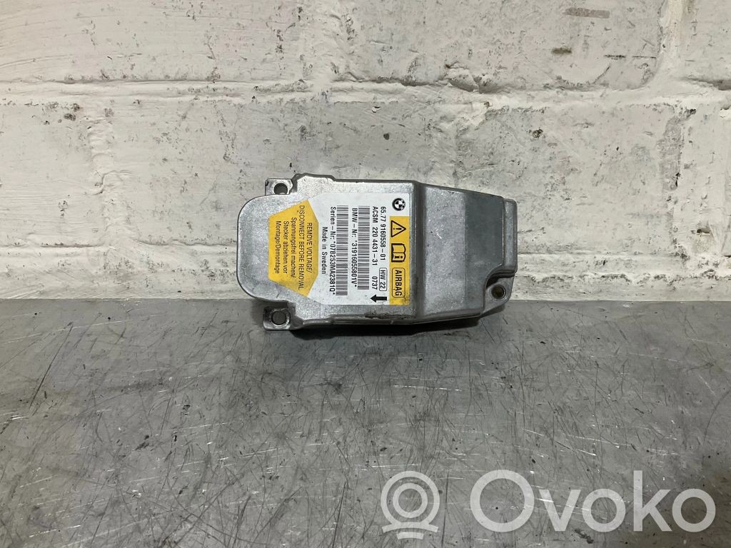 BMW 5 E60 E61 Unidad de control/módulo del Airbag 