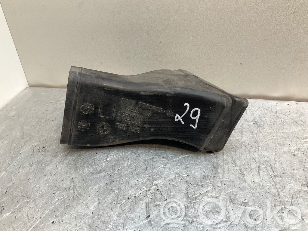 BMW 5 E60 E61 Canale guida dell’aria dell’intercooler 
