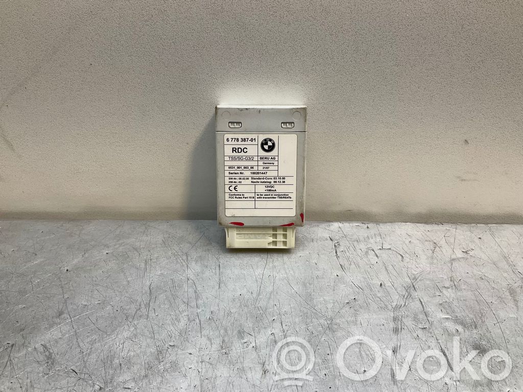 BMW 5 E60 E61 Module de pression des pneus 
