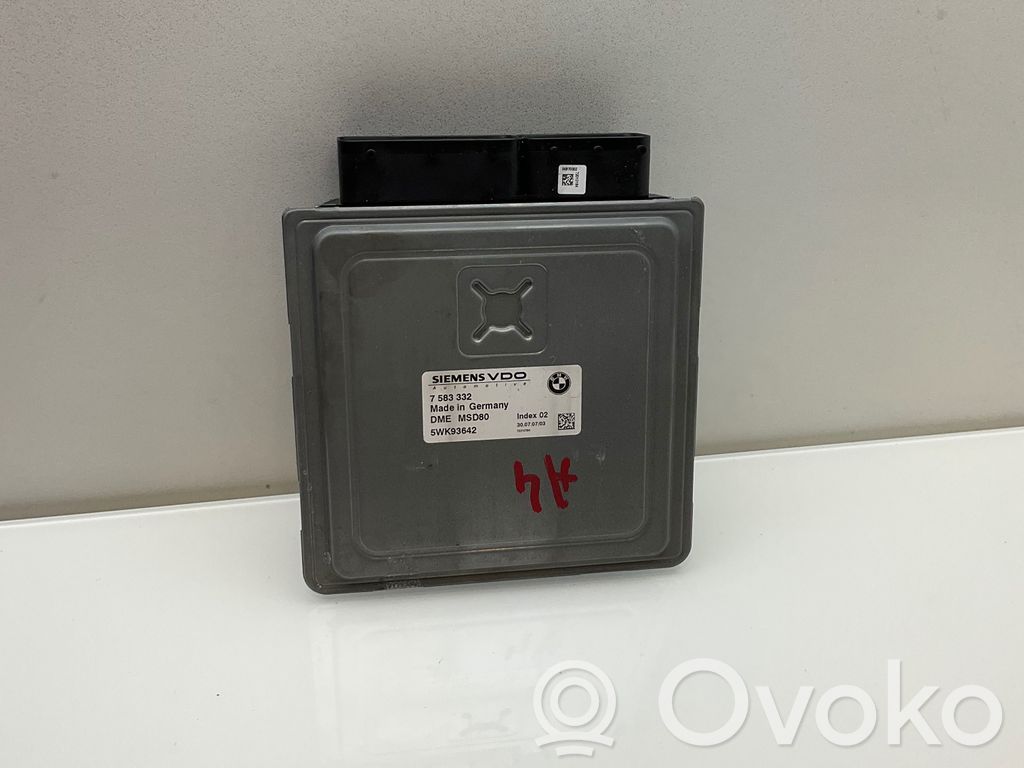 BMW 5 E60 E61 Engine control unit/module 