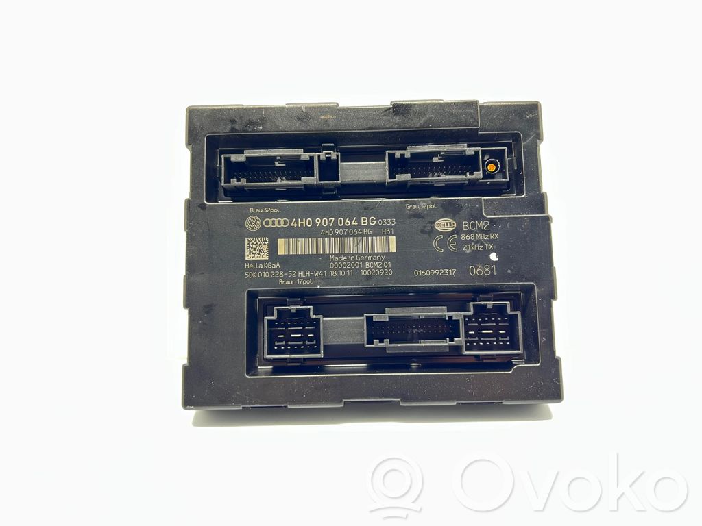 Audi A6 S6 C7 4G Mukavuusmoduuli 