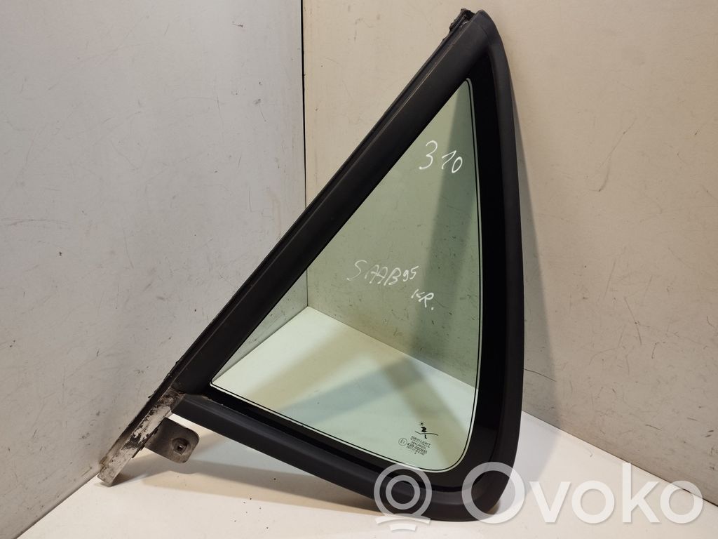 Saab 9-5 Rear vent window glass 