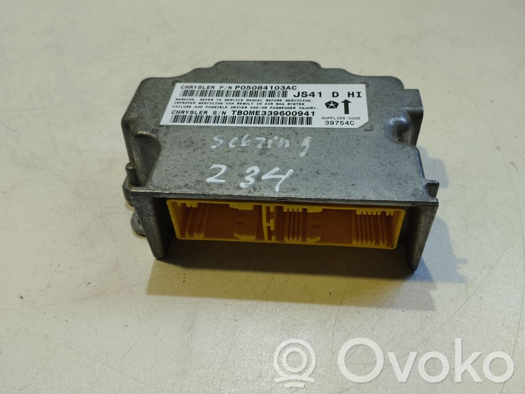Chrysler Sebring (JS) Airbag control unit/module 