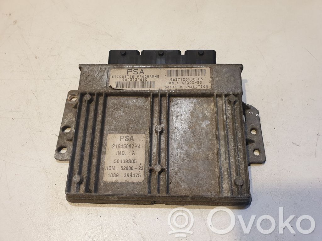 Peugeot 206 Engine control unit/module 