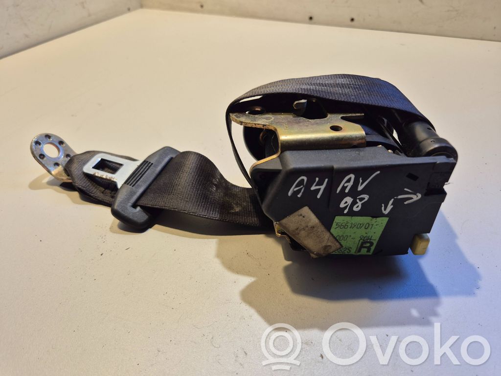 Audi A4 S4 B5 8D Cinturón trasero 