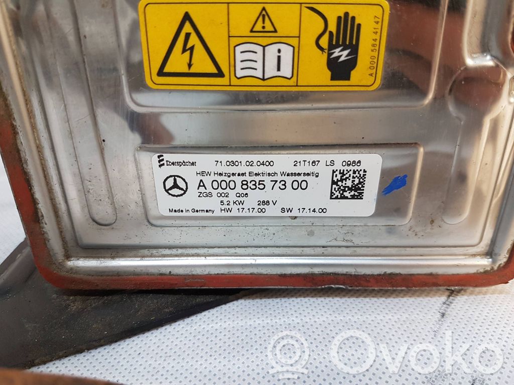 Mercedes-Benz EQA Webasto lisälämmitin muut osat 
