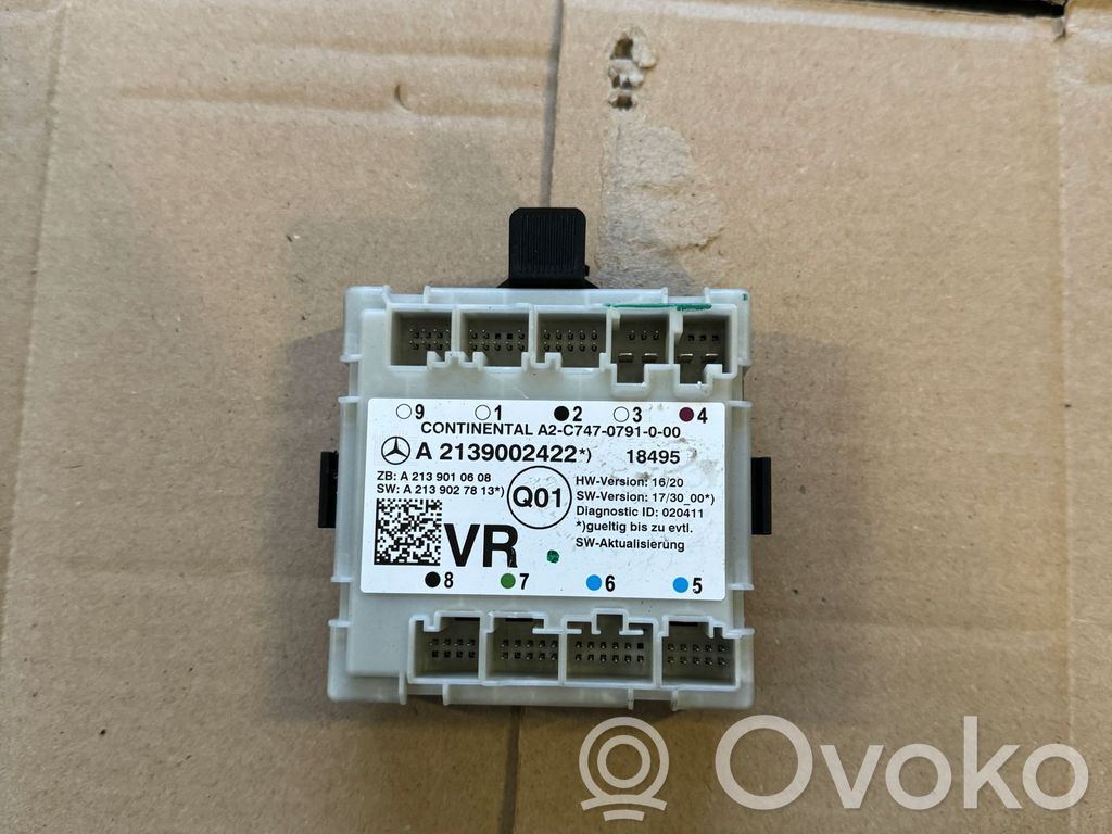 Mercedes-Benz E W213 Door control unit/module 
