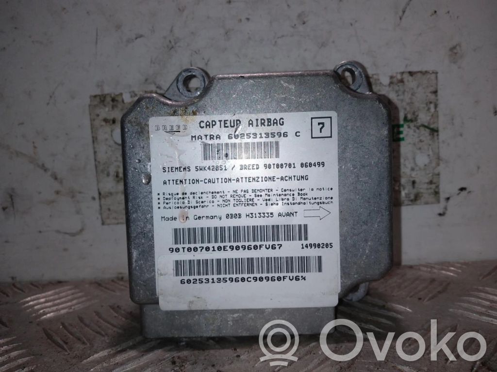Renault Espace -  Grand espace V Airbag control unit/module 
