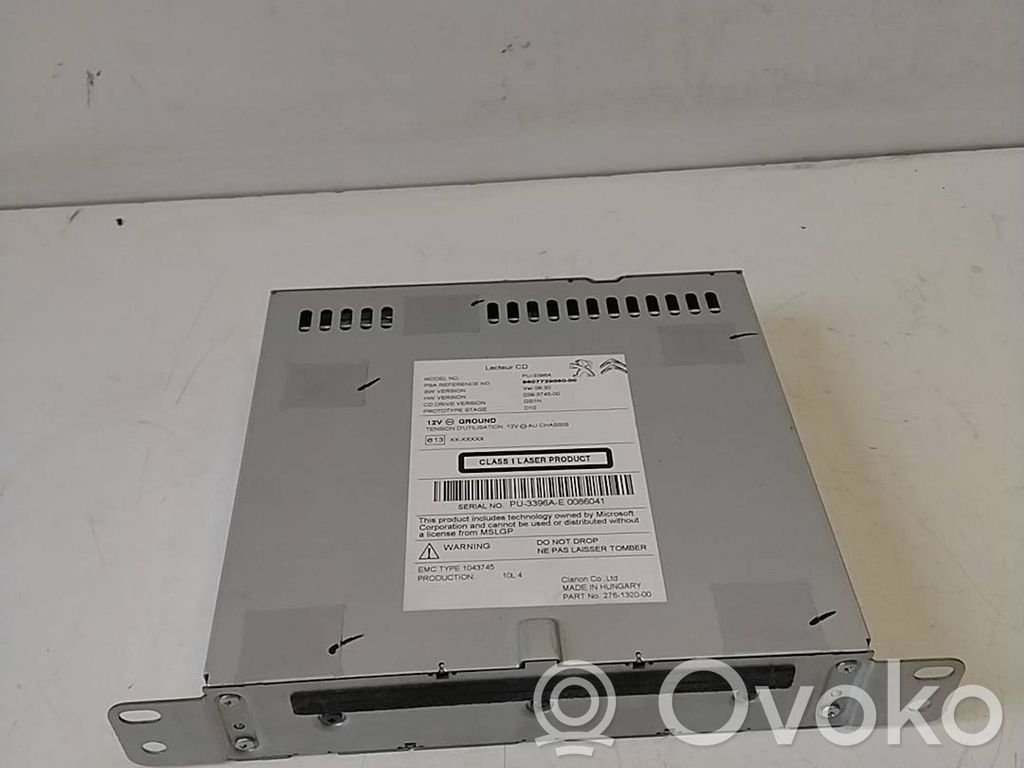 Peugeot 508 Radio/CD/DVD/GPS head unit 
