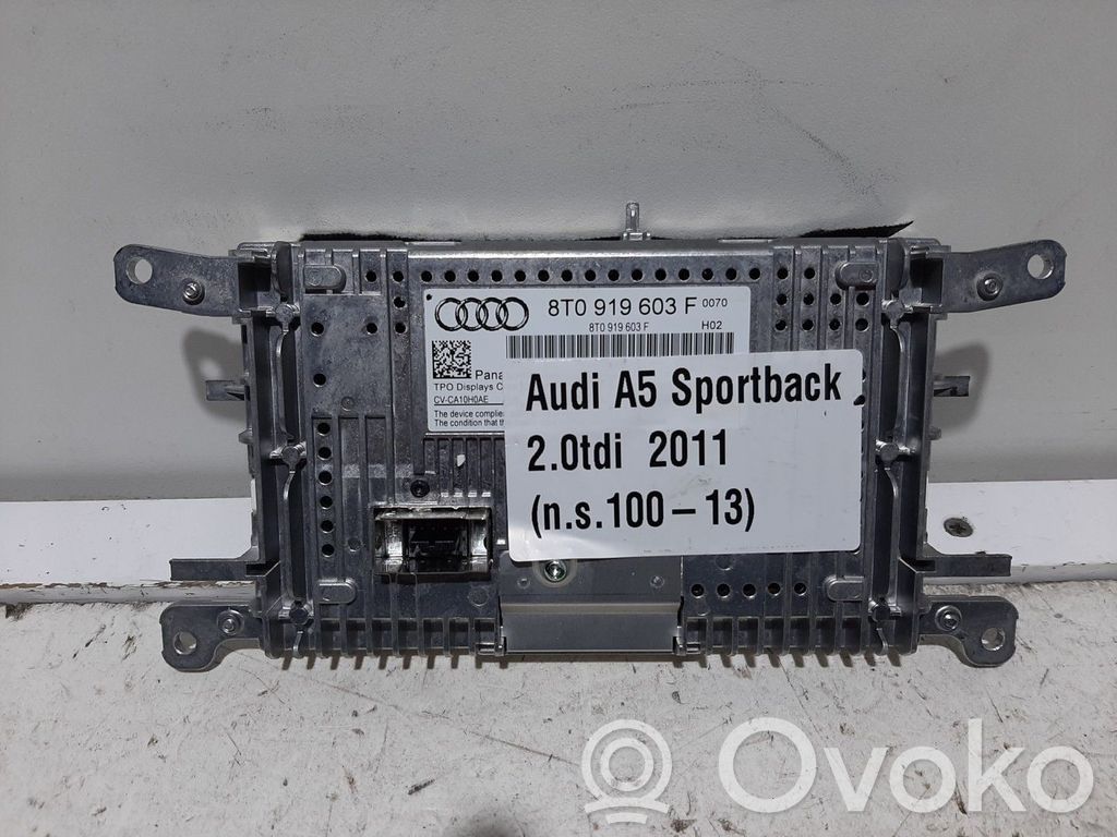 Screen/display/small screen   8T0919603F,4128,8T0919603F