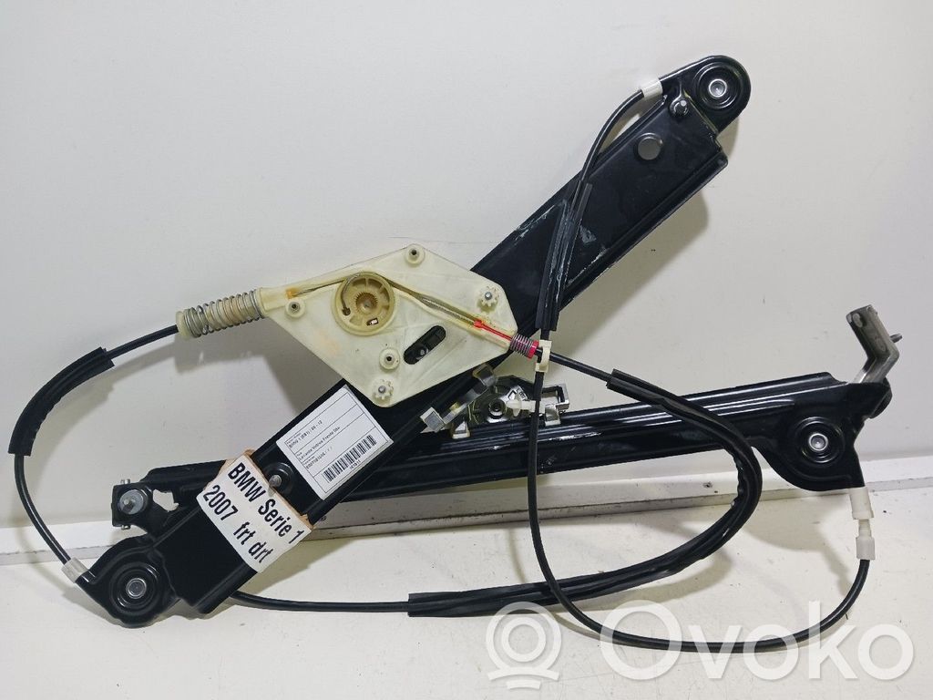 BMW 1 E81 E87 Front window lifting mechanism without motor 