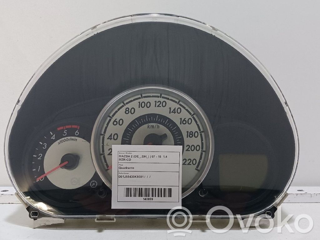Speedometer (instrument cluster)   D01J55430K9001