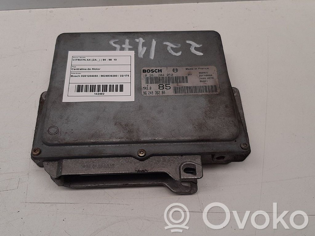 Moottorin ohjainlaite/moduuli   0261204050,9624936280