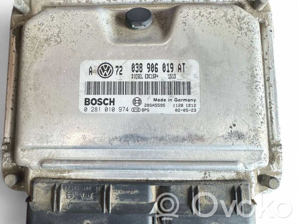Engine control unit/module   038906019AT,28SA5595,0281010974