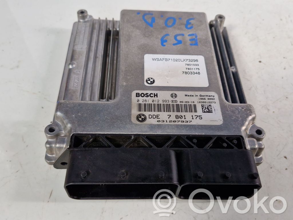 BMW X5 E53 Unidad de control/módulo del motor 