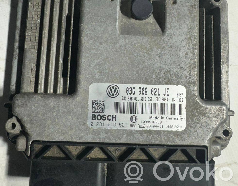 Engine control unit/module   03G906021JE,0281013621,03G906021AB