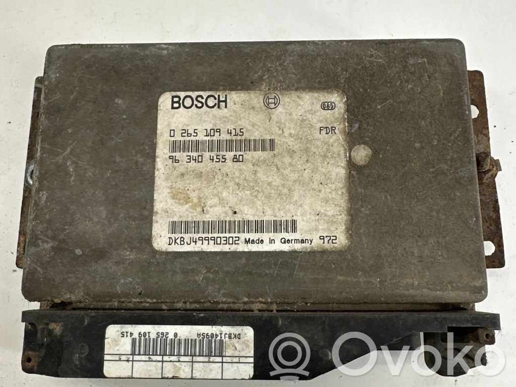 Peugeot 607 ESP (stability system) control unit 