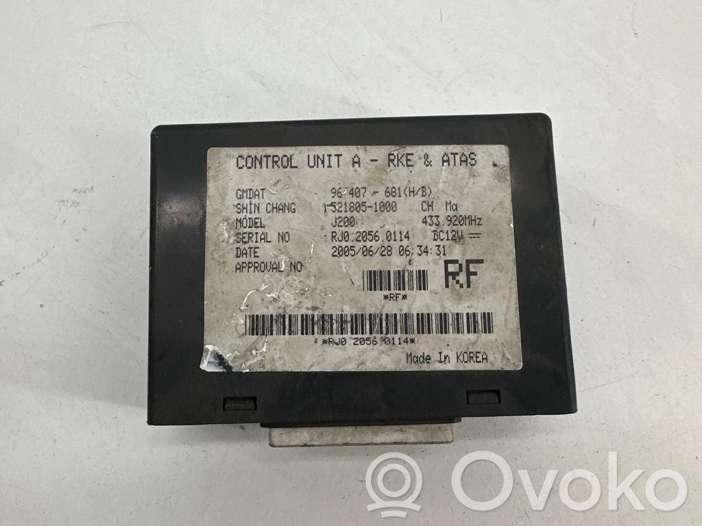 Chevrolet Lacetti Other control units/modules 
