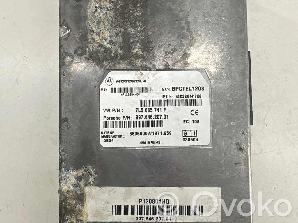 Porsche Cayenne (9PA) Unidad de control/módulo del teléfono 