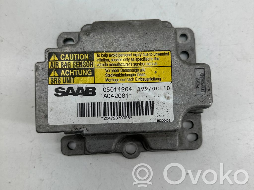 Saab 9-5 Airbag control unit/module 