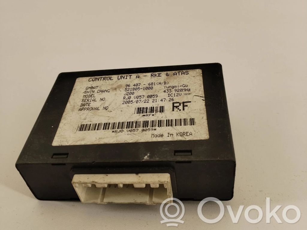 Chevrolet Nubira Other control units/modules 