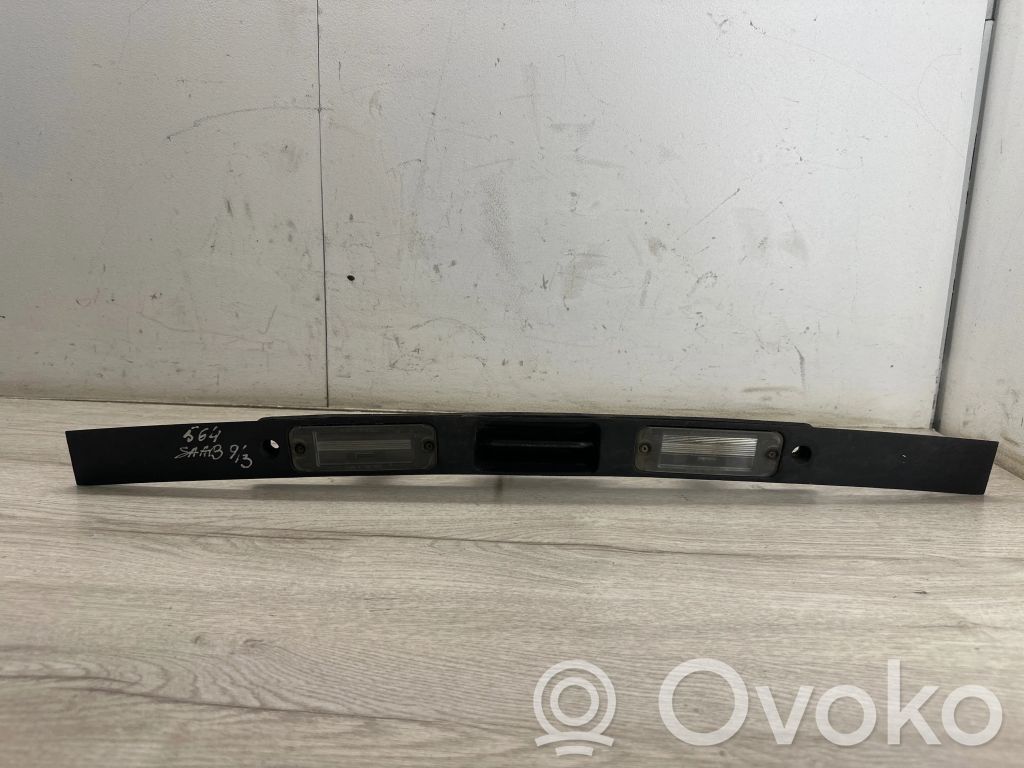 Saab 9-3 Ver1 Trunk door license plate light bar 
