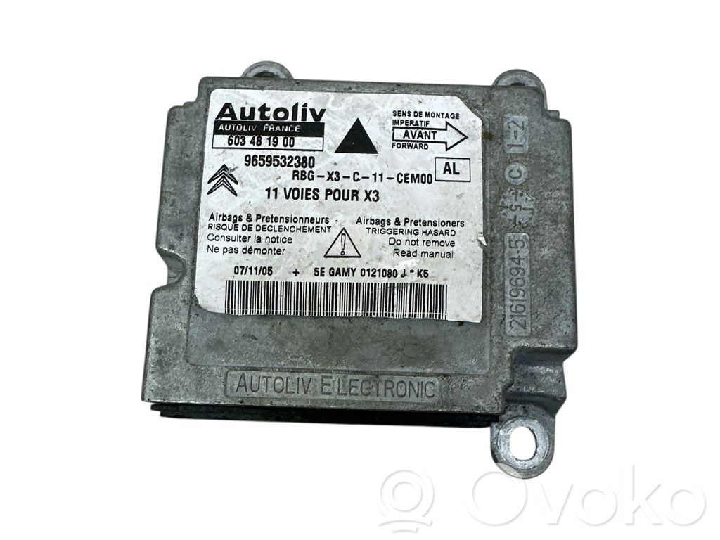 Unidad de control/módulo del Airbag   603481900,9659532380,216196945
