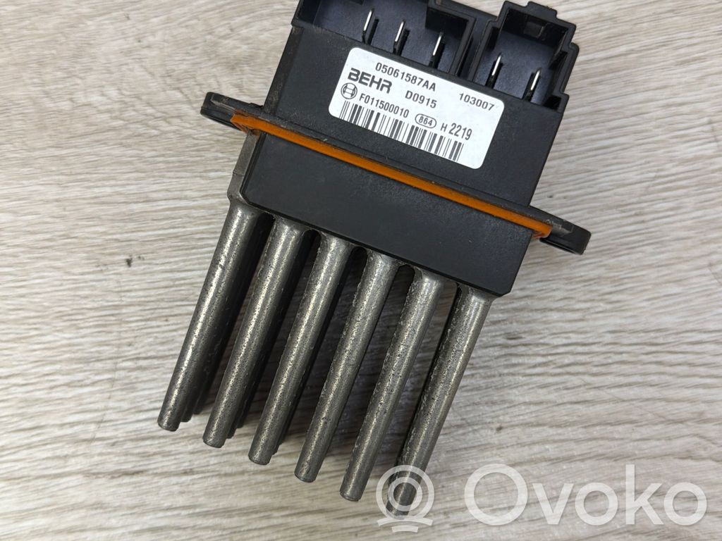 Chrysler Grand Voyager V Rezystor / Opornik dmuchawy nawiewu 