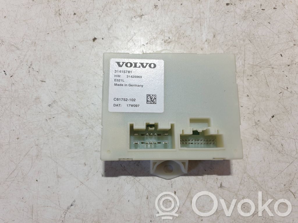 Volvo XC60 Tailgate/trunk control unit/module 