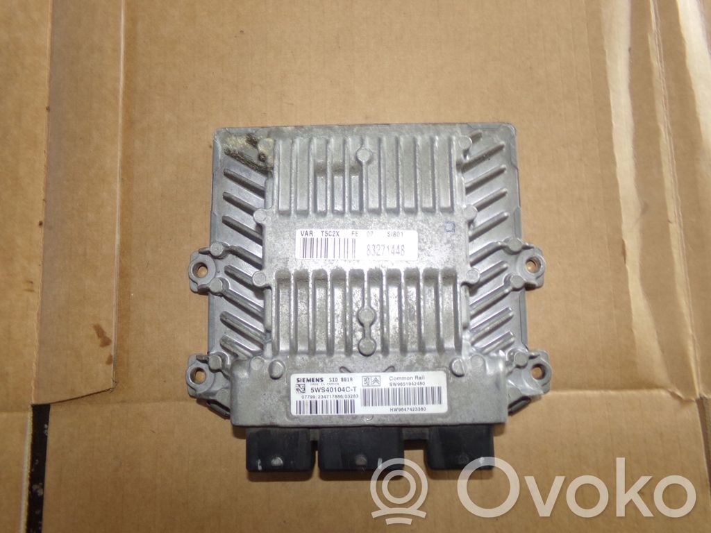 Peugeot 307 Engine control unit/module 
