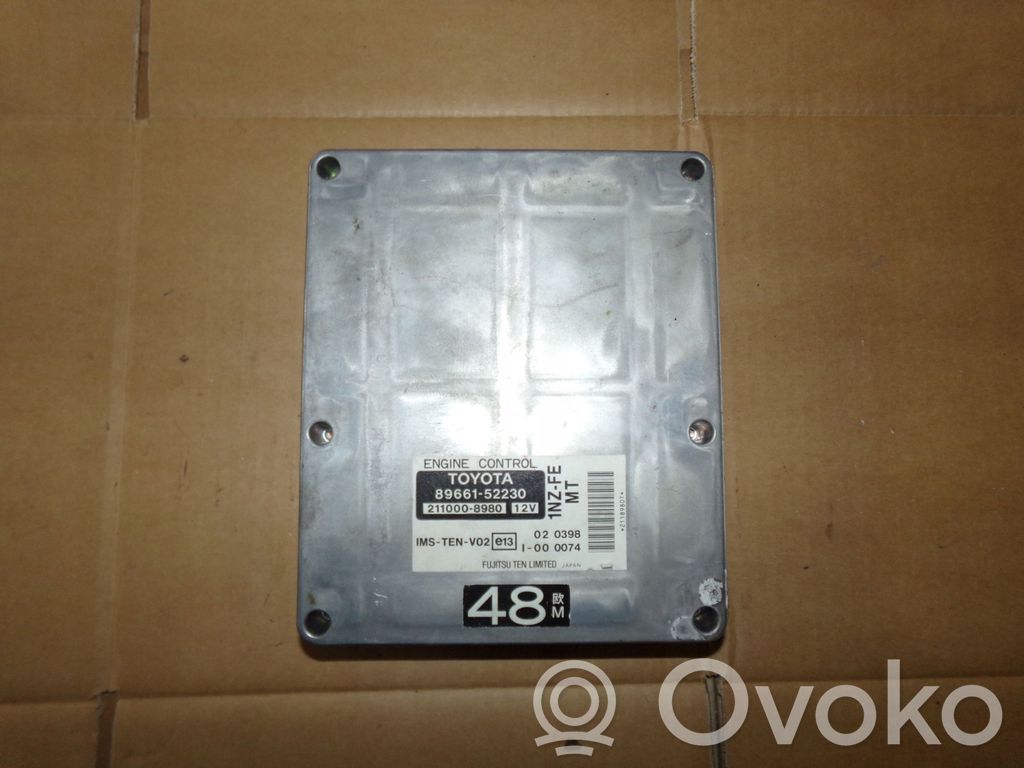 Toyota Yaris Verso Engine control unit/module 