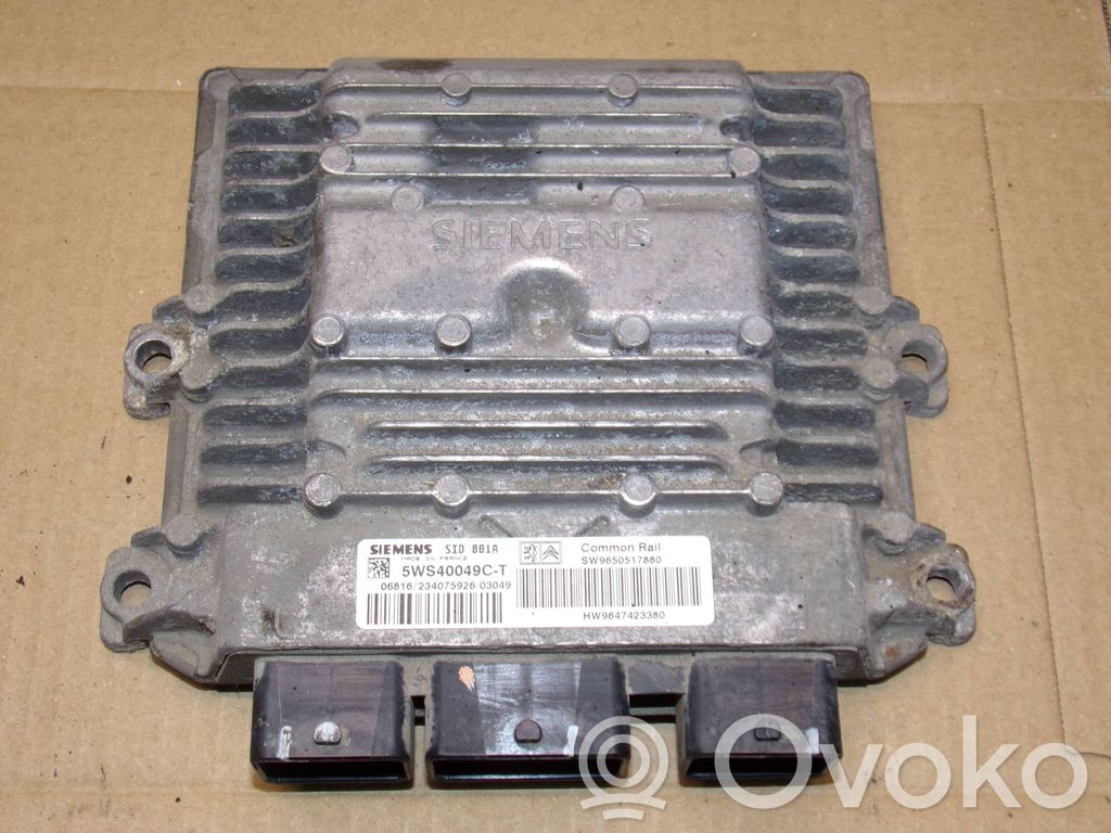 Citroen Berlingo Engine control unit/module 
