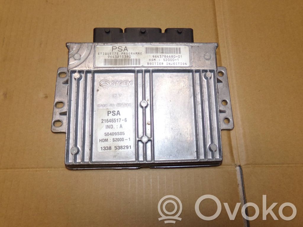 Citroen C5 Engine control unit/module 