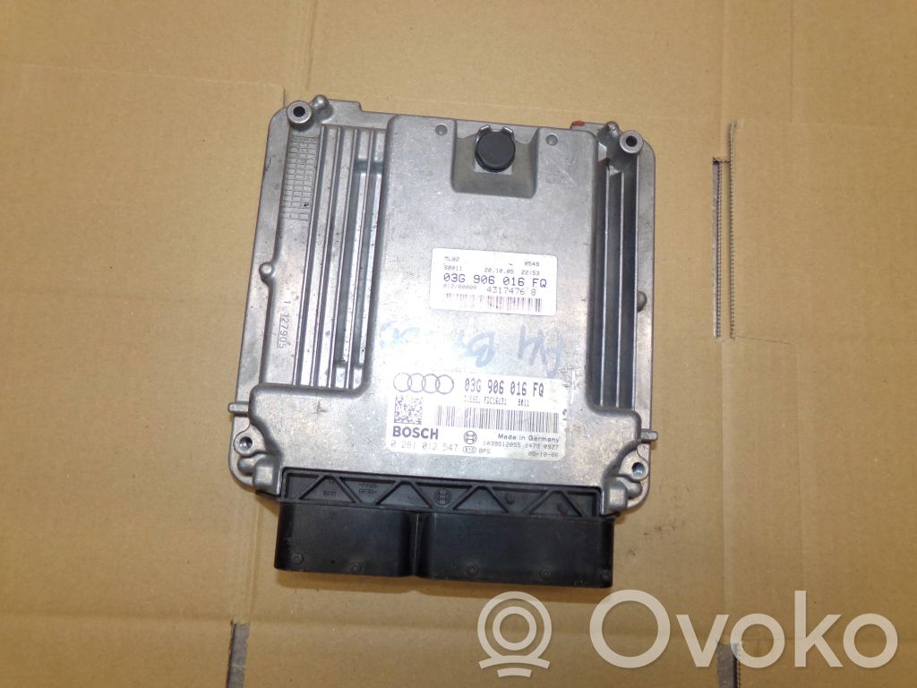 Audi A4 S4 B7 8E 8H Engine control unit/module 