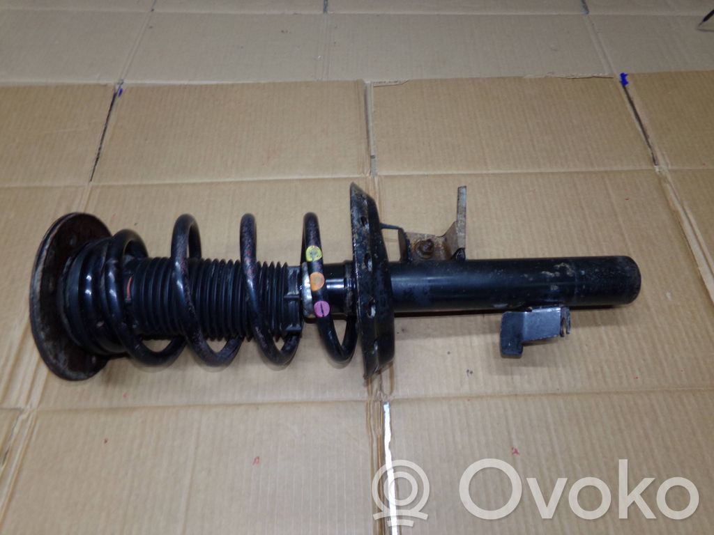 Front shock absorber with coil spring