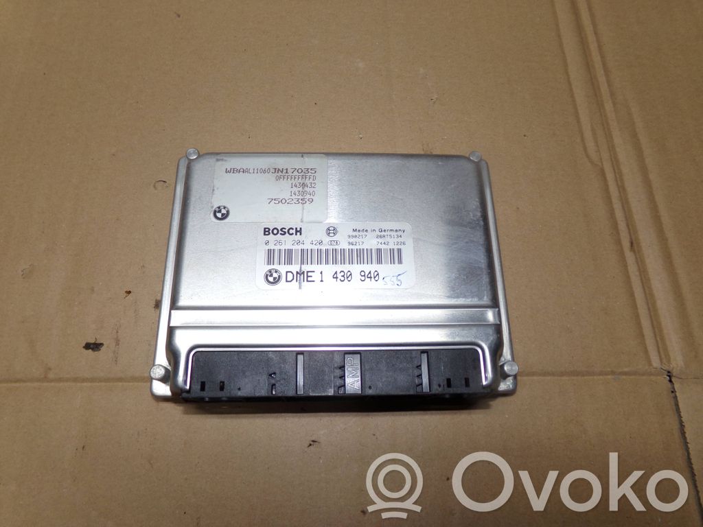 BMW 3 E46 Engine control unit/module 