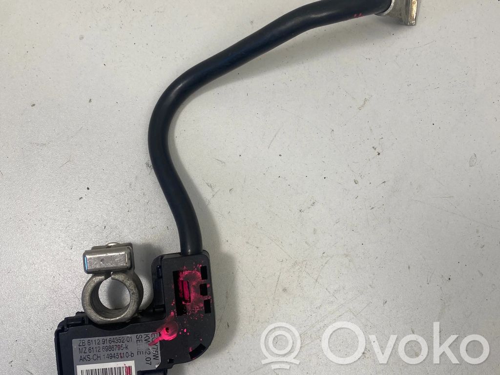 BMW 3 E90 E91 Negative earth cable (battery) 